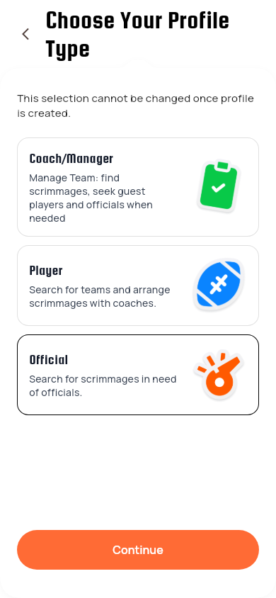 04 — type selection official